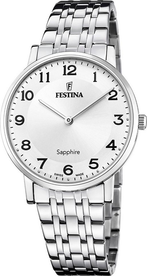 Festina Quarzuhr ACERO CLASICO Herrenarmbanduhr von Festina