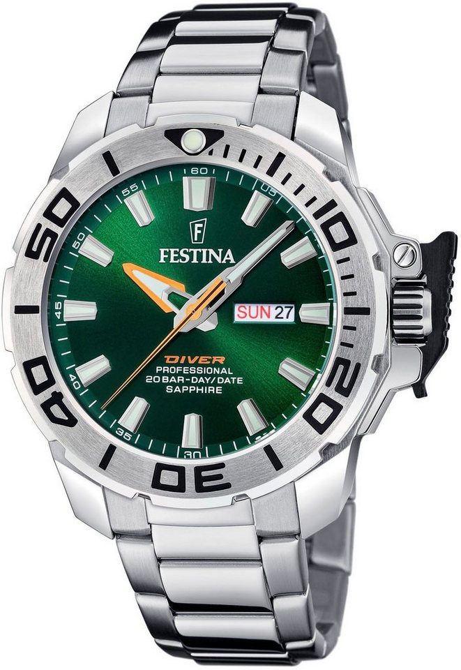 Festina Quarzuhr Diver Collection, F20665/2, (Set, 2-tlg., mit Wechselband), ideal auch als Geschenk von Festina