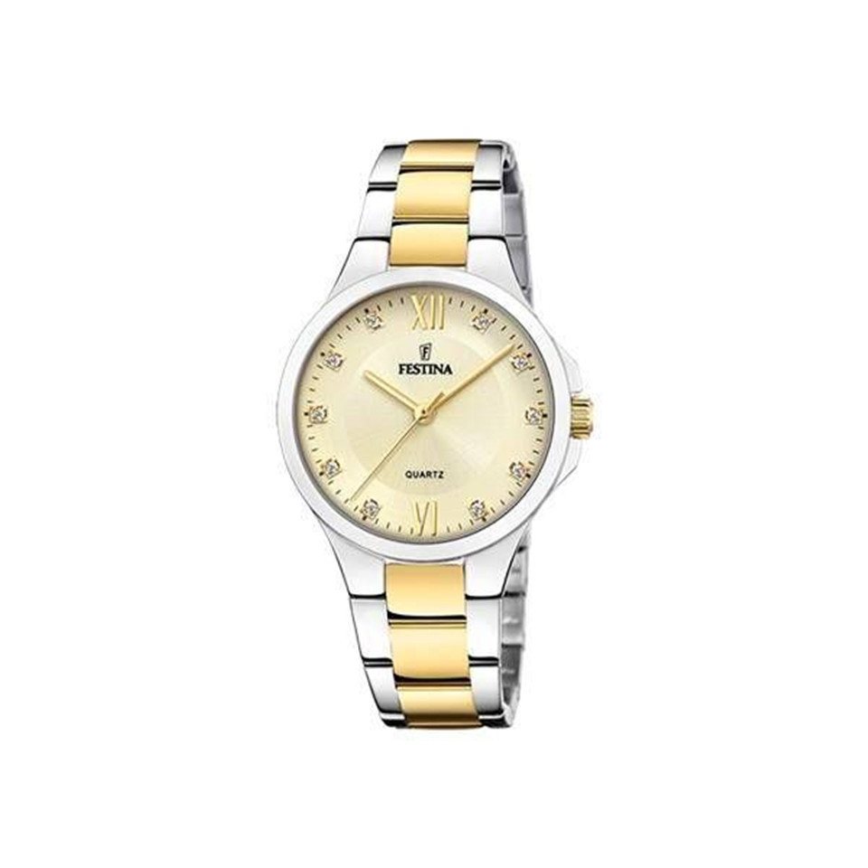 Festina Quarzuhr FESTINA Damenuhr Edelstahl, silber/gold F20618-1 Festina Quarzuhr FESTINA Damenuhr Edelstahl, silber/gold F20618-1 von Festina