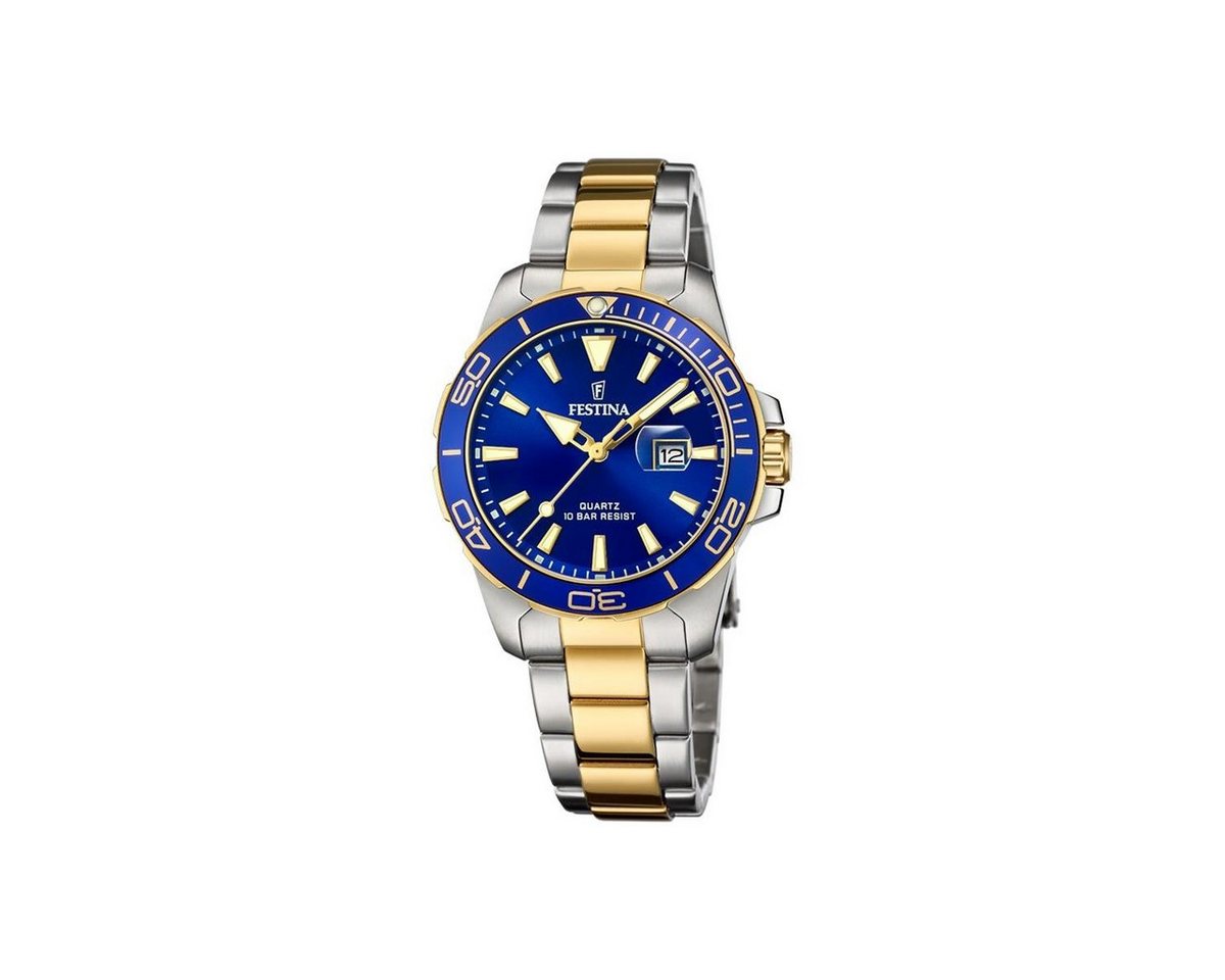 Festina Quarzuhr Festina Damen Uhr F20504/1 Edelstahl Bicolor, (1-tlg) von Festina