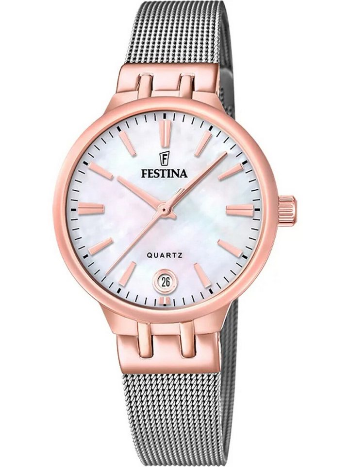 Festina Quarzuhr Festina F20715/1 Damenuhr Quarz Mademoiselle Saphire 33mm 5ATM Festina F20715/1 Damenuhr Quarz Mademoiselle Saphire 33mm 5ATM von Festina