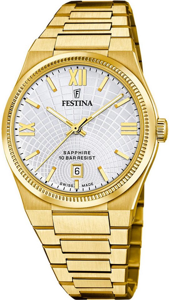 Festina Quarzuhr RIVE COLLECTION Herrenarmbanduhr von Festina