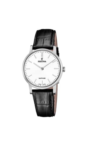 Festina Damen Analog Quarz Uhr mit Leder Armband F20013/1 von Festina