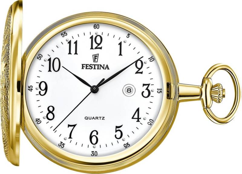 Festina Taschenuhr Festina Herrenuhr Taschenuhr Taschenuhr, (Analoguhr, Analoguhr), Herren Taschenuhr rund, Fashion von Festina