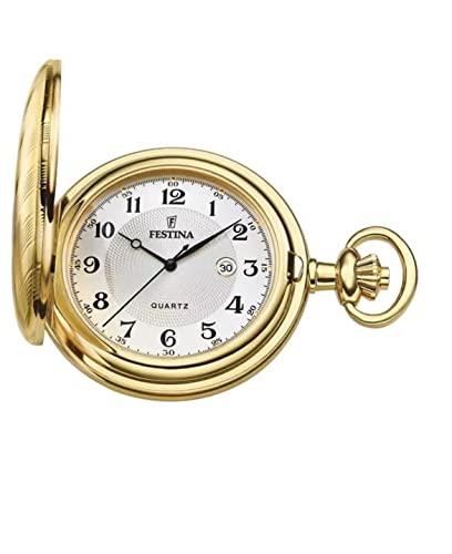 Festina Herren Analog Quarz Uhr mit Edelstahl Armband F2036/1 von Festina