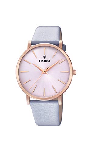 Festina Damen Analog Quarz Uhr mit Leder Armband F20373/1 von Festina