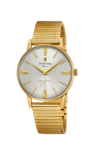 Festina Herren Analog Quarz Uhr mit Edelstahl Armband F20251/1 von Festina