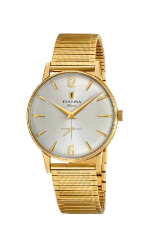 Festina Herren Analog Quarz Uhr mit Edelstahl Armband F20251/2 von Festina