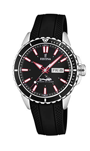 Festina Herren Analog Quarz Uhr mit PU Armband F20378/2 von Festina