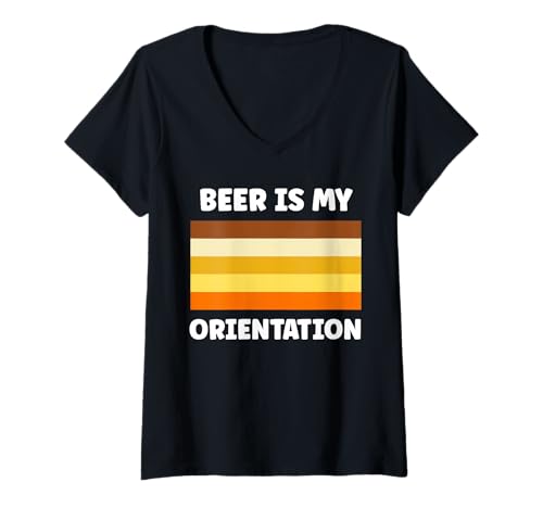 Damen Parties Drinking Funny Quote Beer Lover Beersexual T-Shirt mit V-Ausschnitt Damen Parties Drinking Funny Quote Beer Lover Beersexual T-Shirt mit V-Ausschnitt von Festival Beersexual Funny quote Beer Lover