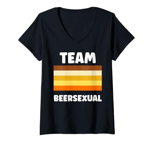 Damen Parties Drinking Funny Quote Beer Lover Beersexual T-Shirt mit V-Ausschnitt Damen Parties Drinking Funny Quote Beer Lover Beersexual T-Shirt mit V-Ausschnitt von Festival Beersexual Funny quote Beer Lover
