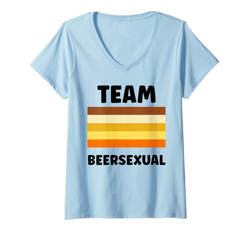 Damen Parties Drinking Funny Quote Beer Lover Beersexual T-Shirt mit V-Ausschnitt Damen Parties Drinking Funny Quote Beer Lover Beersexual T-Shirt mit V-Ausschnitt von Festival Beersexual Funny quote Beer Lover