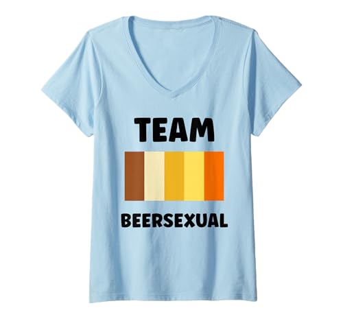 Damen Parties Drinking Funny Quote Beer Lover Beersexual T-Shirt mit V-Ausschnitt Damen Parties Drinking Funny Quote Beer Lover Beersexual T-Shirt mit V-Ausschnitt von Festival Beersexual Funny quote Beer Lover