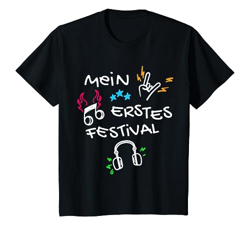 Kinder Mein erstes Festival, Konzert Design für kleine Rocker, bunt T-Shirt Kinder Mein erstes Festival, Konzert Design für kleine Rocker, bunt T-Shirt von Festival Kids - Kinder Konzert