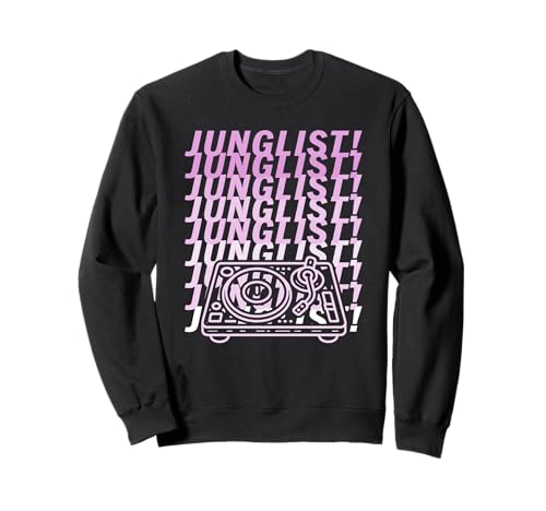 Pink Junglist Girl Drum & Bass DJ-Kostüm Dschungelmusik Sweatshirt Pink Junglist Girl Drum & Bass DJ-Kostüm Dschungelmusik Sweatshirt von Festival Stories