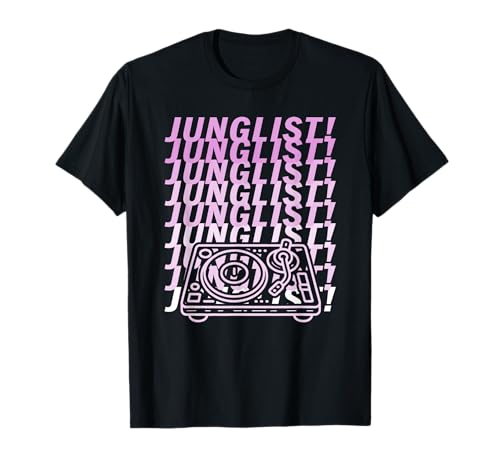 Pink Junglist Girl Drum & Bass DJ-Kostüm Dschungelmusik T-Shirt Pink Junglist Girl Drum & Bass DJ-Kostüm Dschungelmusik T-Shirt von Festival Stories