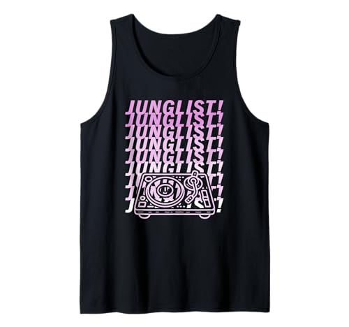 Pink Junglist Girl Drum & Bass DJ-Kostüm Dschungelmusik Tank Top Pink Junglist Girl Drum & Bass DJ-Kostüm Dschungelmusik Tank Top von Festival Stories