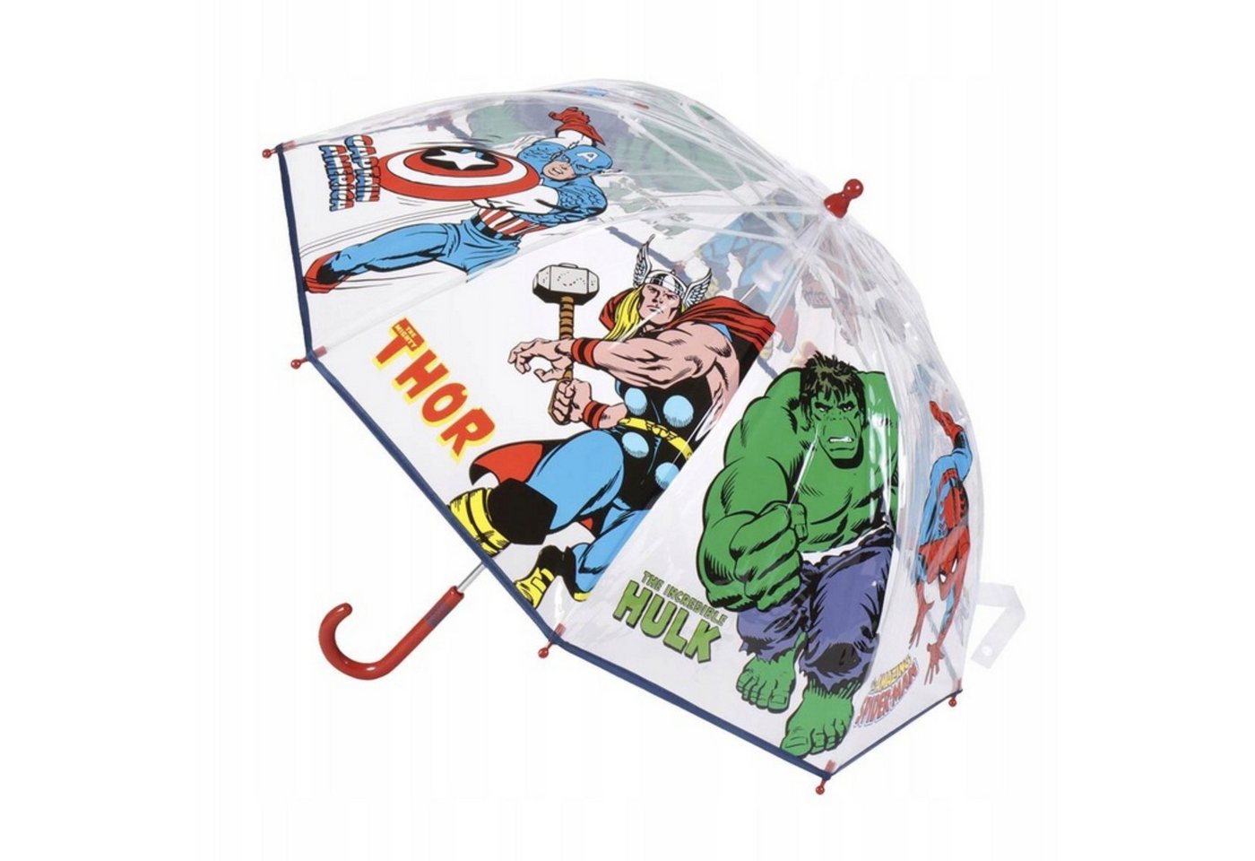 Festivalartikel Stockregenschirm Avengers Kinder Regenschirm Transparent – Marvel Lizenz Cerda Festivalartikel Stockregenschirm Avengers Kinder Regenschirm Transparent – Marvel Lizenz Cerda von Festivalartikel