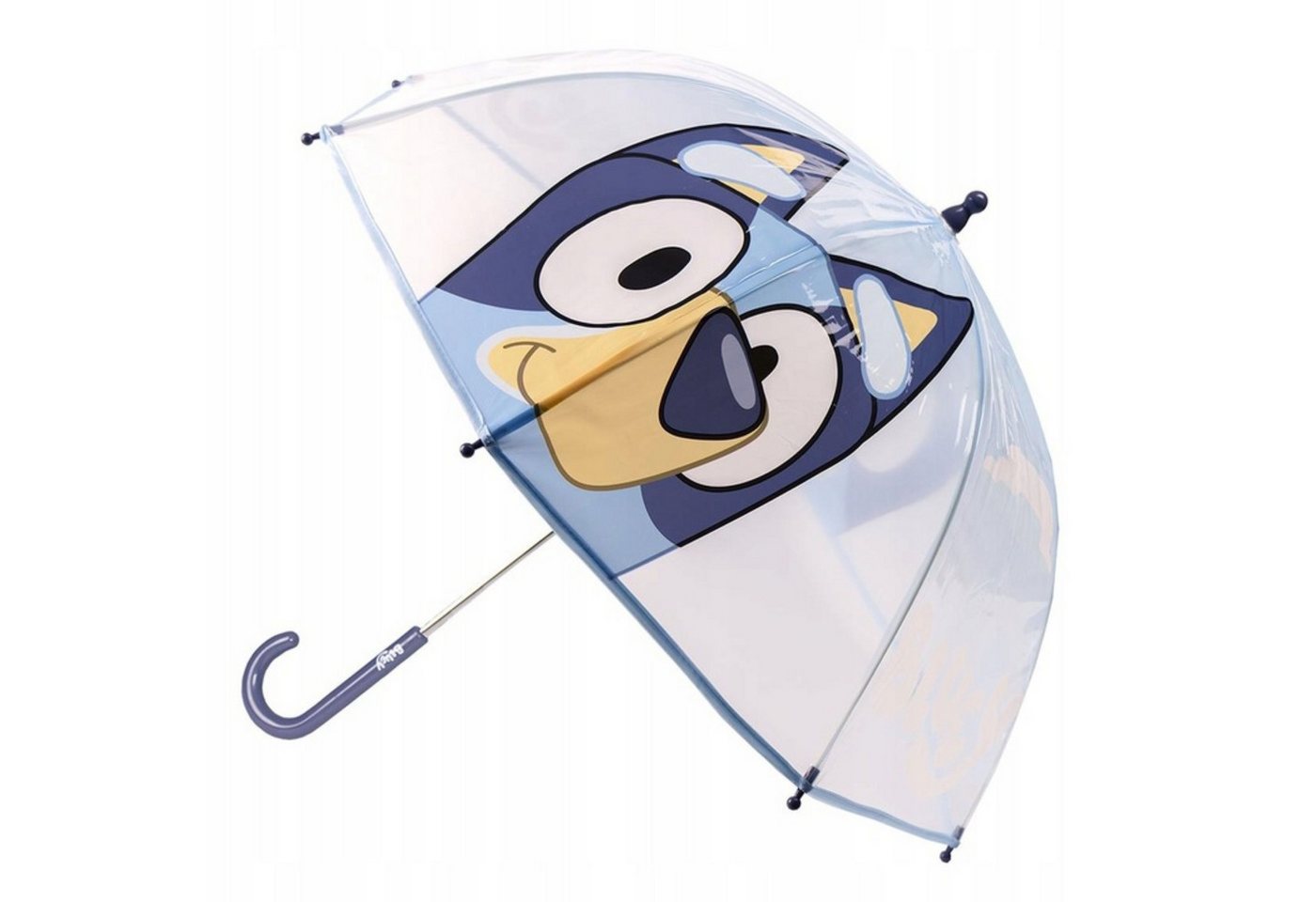 Festivalartikel Stockregenschirm Bluey Kinder Regenschirm Transparent Blau–Lizenz, stabil&leicht Festivalartikel Stockregenschirm Bluey Kinder Regenschirm Transparent Blau–Lizenz, stabil&leicht von Festivalartikel