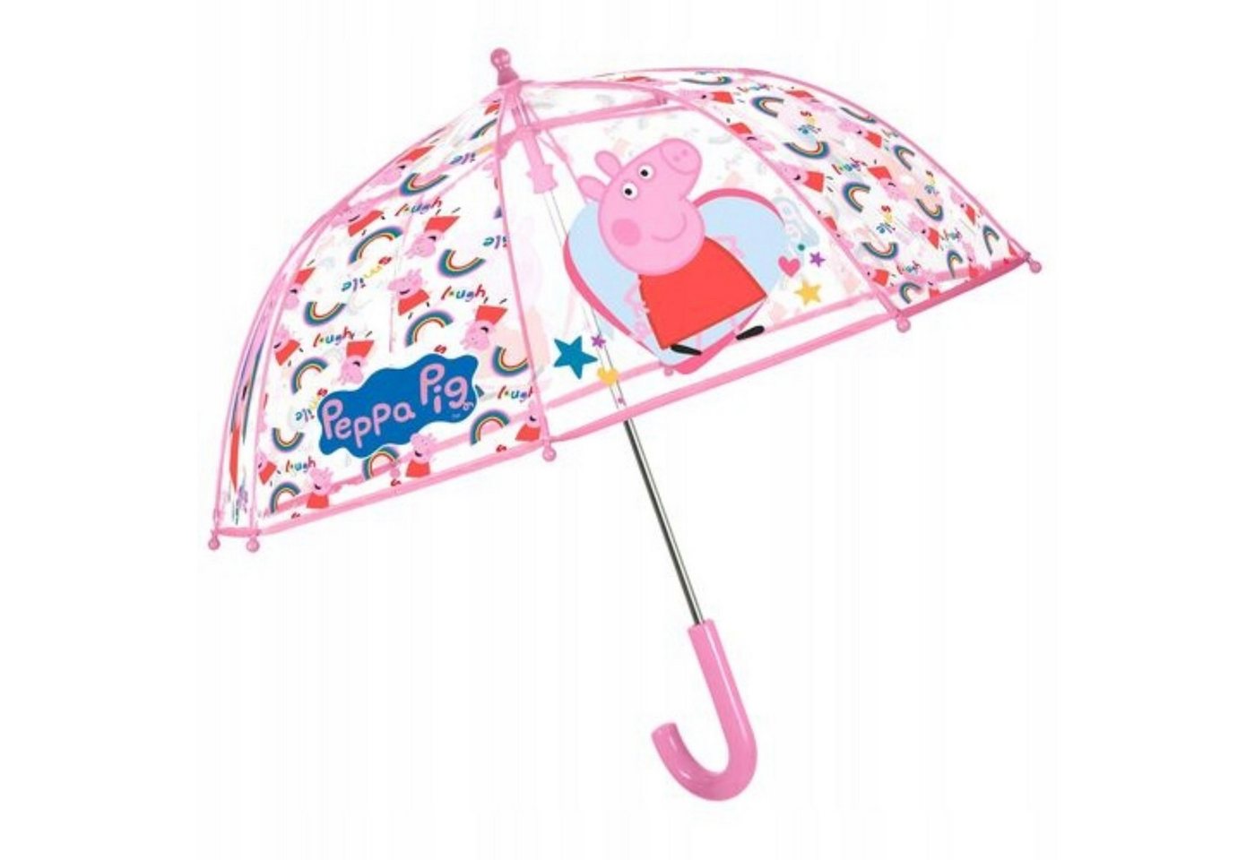 Festivalartikel Stockregenschirm Peppa Pig Kinder Regenschirm Transparent – Automatik Lizenz Cerda Festivalartikel Stockregenschirm Peppa Pig Kinder Regenschirm Transparent – Automatik Lizenz Cerda von Festivalartikel