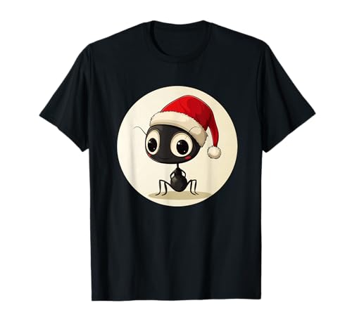 Tolle Weihnachtsmütze Ameisen-Outfit für Erwachsene und Kinder T-Shirt Tolle Weihnachtsmütze Ameisen-Outfit für Erwachsene und Kinder T-Shirt von Festive Ant with Santa Claus Hat
