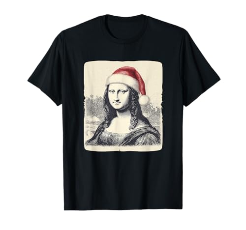Weihnachten Mona Lisa Kostüm für Festliche Jungen und Mädchen T-Shirt Weihnachten Mona Lisa Kostüm für Festliche Jungen und Mädchen T-Shirt von Festive Mona Lisa Outfit