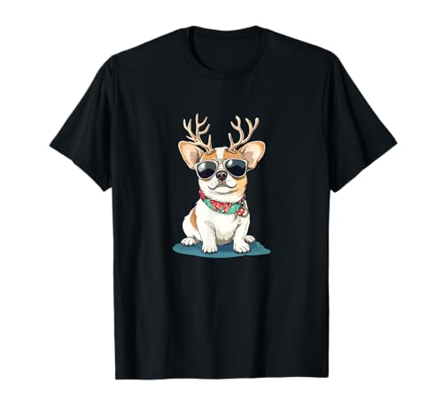 Winter Wonderland Hund mit Geweih für Jungen und Mädchen T-Shirt Winter Wonderland Hund mit Geweih für Jungen und Mädchen T-Shirt von Festive Pets with Antler