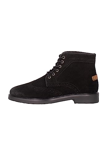 Festland Herren Brogue-Stiefeletten, SCHWARZ, 42 EU von Festland