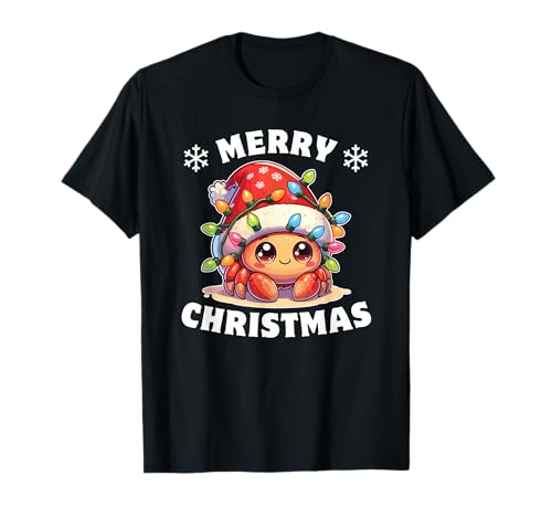 Festliche Lieblingstiere im Weihnachtslook Einsiedlerkrebs T-Shirt, Unisex Kinder und Erwachsene, Schwarz, S, Kurzarm, Klassisch, Weihnachten, Cartoon, SHIRT Festliche Lieblingstiere im Weihnachtslook Einsiedlerkrebs T-Shirt, Unisex Kinder und Erwachsene, Schwarz, S, Kurzarm, Klassisch, Weihnachten, Cartoon, SHIRT von Festliche Lieblingstiere im Weihnachtslook