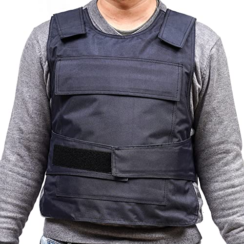Fetcoi Stichsichere Weste, fortschrittliche Anti-Messer-Rücken Stichsichere Weste mit Klettverschluss 50 * 58cm Fetcoi Stichsichere Weste, fortschrittliche Anti-Messer-Rücken Stichsichere Weste mit Klettverschluss 50 * 58cm von Fetcoi