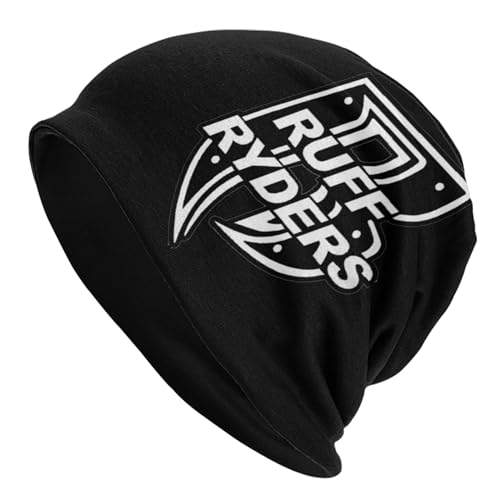 Fett Ruff Star Ryders Beanie-Mütze für Damen und Herren, Bündchenmütze, gestrickte Totenkopfmütze, warme Skimütze von Fett