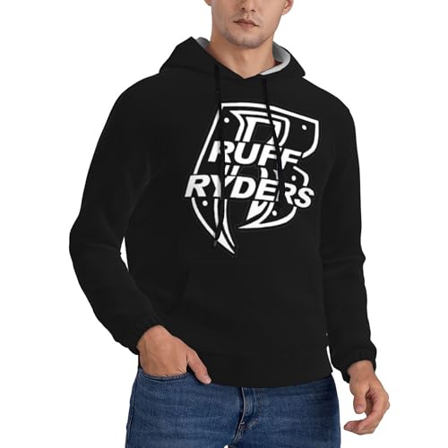 Fett Ruff Star Ryders Herren lässig Langarm Sweatshirt Herren Hoodies Pullover Modes Leichtes Kapuzenhemd mit Kapuze von Fett