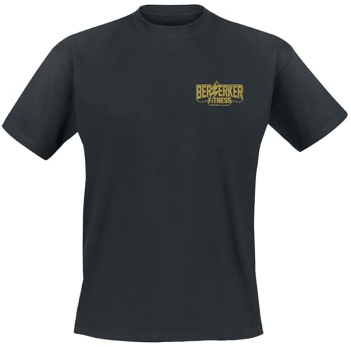 Feuerschwanz Berzerker Fitness Männer T-Shirt schwarz L 100% Baumwolle Band-Merch, Bands von Feuerschwanz