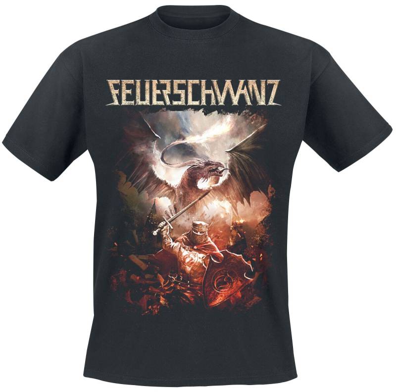 Feuerschwanz Das elfte Gebot T-Shirt schwarz in 3XL von Feuerschwanz