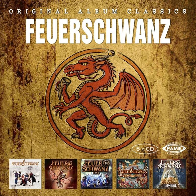 Original album classics von Feuerschwanz - 5-CD (Boxset) von Feuerschwanz
