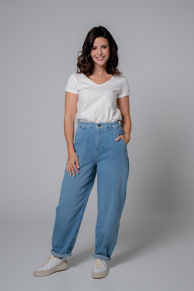 Feuervogl 5-Pocket-Jeans fv-Bel:la Balloon, High Waist Feuervogl 5-Pocket-Jeans fv-Bel:la Balloon, High Waist von Feuervogl