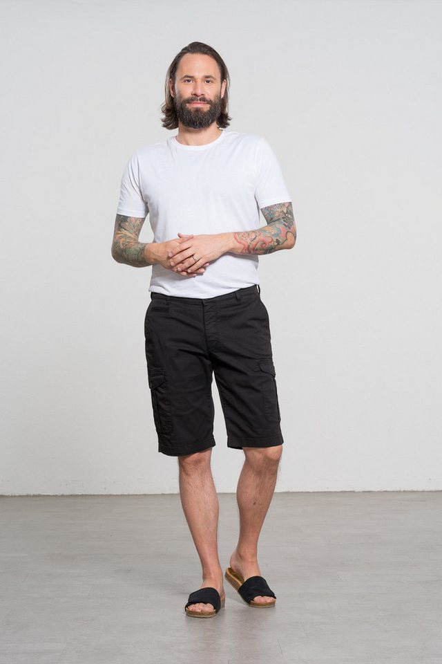 Feuervogl Cargobermudas fv-La:rs, Soft Cotton, Herren Shorts in Unifarbe von Feuervogl