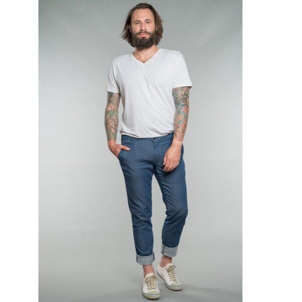 Feuervogl Lasse | Chino | Slim Fit | Light Denim von Feuervogl