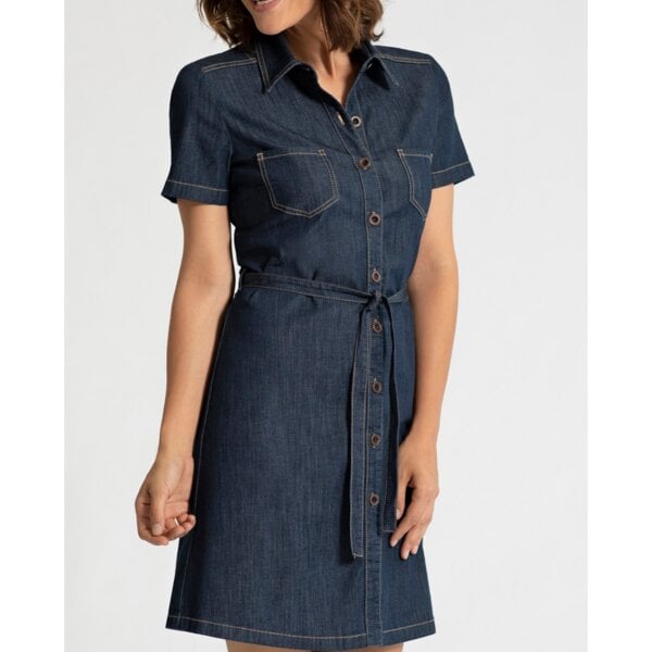 Feuervogl Shirtdress KAYSA Hemdblusenkleid aus LIGHT DENIM in classic blue von Feuervogl