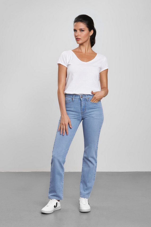 Feuervogl Straight-Jeans fv-No:va, Medium Waist 5-Pocket-Style Feuervogl Straight-Jeans fv-No:va, Medium Waist 5-Pocket-Style von Feuervogl