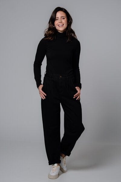 Feuervogl fv-Bel:la Balloon | High Waist | Stay Black Denim von Feuervogl