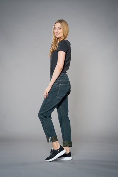 Feuervogl fv-Bro:nx Relaxed Fit Medium Waist Jeans Sage Green von Feuervogl