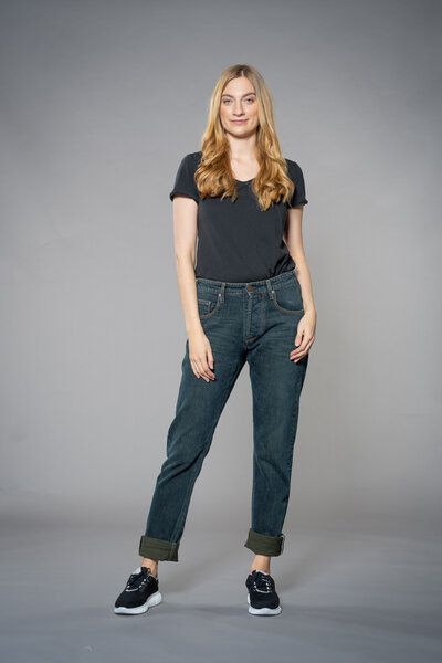 Feuervogl fv-Bro:nx Relaxed Fit Medium Waist Jeans Sage Green von Feuervogl