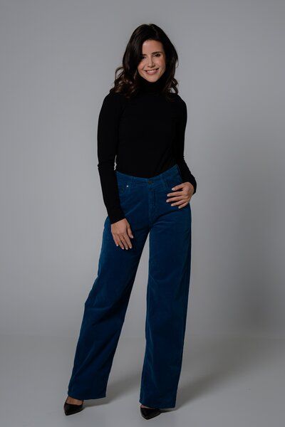Feuervogl fv-Flor:ence Wide Leg | High Waist | Corduroy von Feuervogl