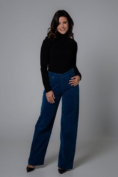 Feuervogl fv-Flor:ence Wide Leg | High Waist | Corduroy von Feuervogl