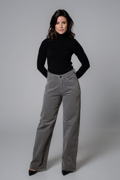 Feuervogl fv-Flor:ence Wide Leg | High Waist | Corduroy von Feuervogl
