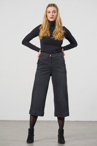 Feuervogl fv-Fred:rika | Weites Bein | Hohe Taille | Culotte Jeans | Hyperflex von Feuervogl