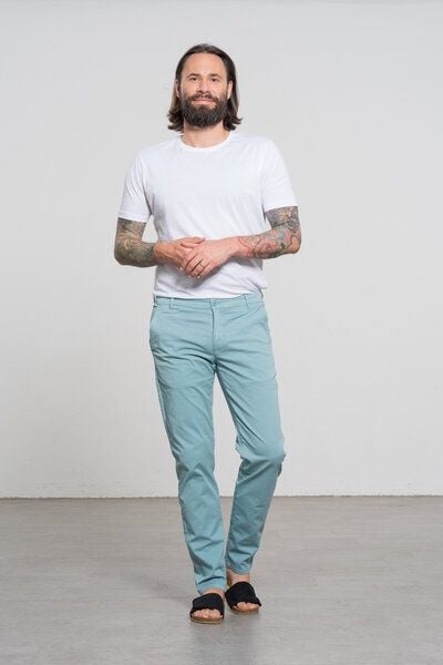 Feuervogl fv-Las:se | Chino | Soft Cotton | Slim Fit von Feuervogl