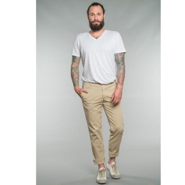 Feuervogl fv-Las:se | Chino | Soft Cotton | Slim Fit von Feuervogl