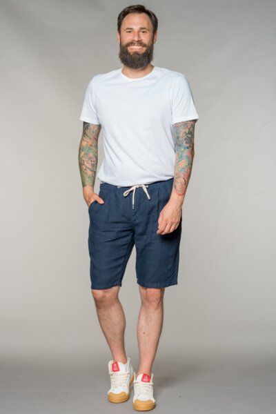 Feuervogl fv-Max:im | Bermuda | Relaxed Fit | Pure Linen von Feuervogl
